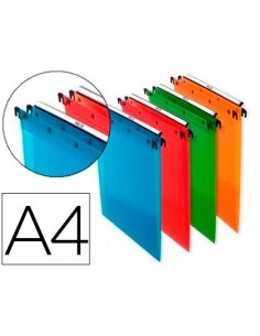 CARPETA COLGANTE ELBA DIN A4 POLIPROPILENO PACK DE 10 UNIDADES COLORES SURTIDOS