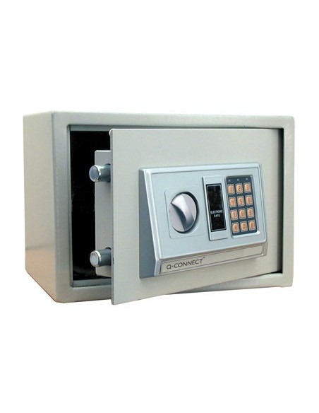 CAJA DE SEGURIDAD Q-CONNECT ELECTRONICA CLAVE DIGITAL CAPACIDAD 10L CON ACCESORIOS FIJACION 310X200X200 MM