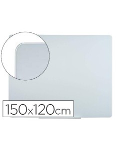 PIZARRA BLANCA BI-OFFICE CRISTAL MAGNETICA 150X120 CM