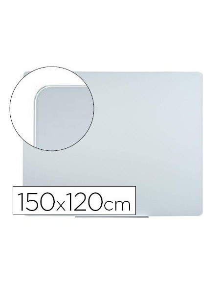PIZARRA BLANCA BI-OFFICE CRISTAL MAGNETICA 150X120 CM