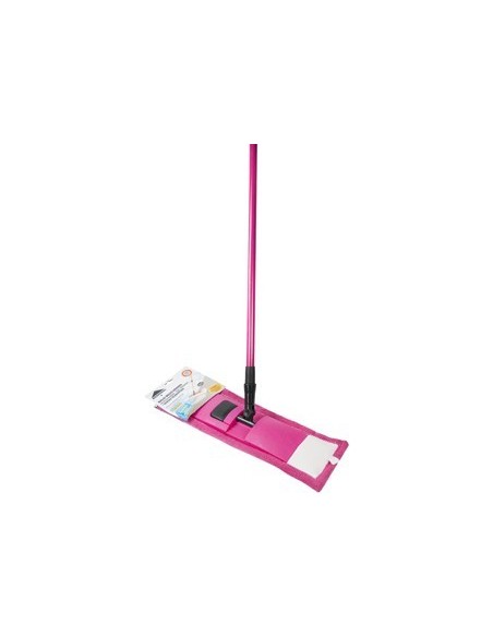 MOPA MICROFIBRA BASIC CON MANGO TELESCOPICO ROTACION 360