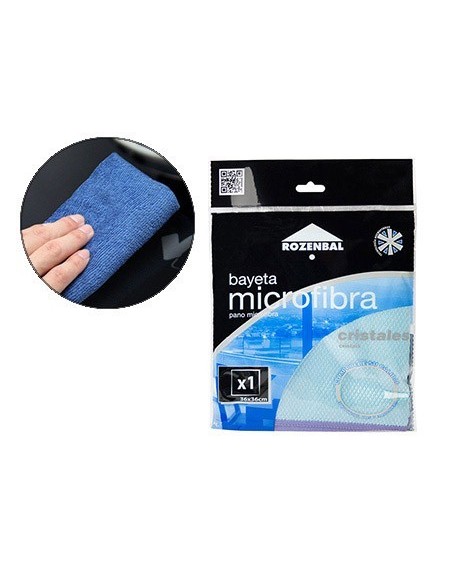 BAYETA MICROFIBRA CRISTALES 36X36 CM