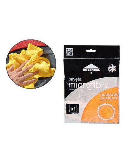 BAYETA MICROFIBRA ACABADO PERFECTO 36X36 CM