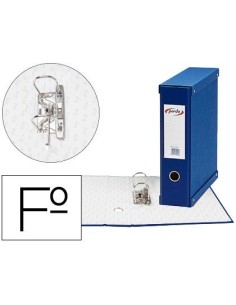 MODULO PARDO 1 ARCHIVADOR DE PALANCA FOLIO 2 ANILLAS 70 MM AZUL 350X100X290 MM
