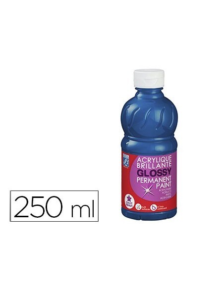 PINTURA ACRILICA L&B BRILLO AZUL PRIMARIO BOTE DE 250 ML