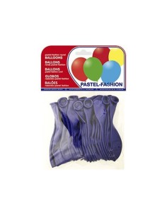 GLOBO 100% LATEX BIODEGRADABLE AZUL MARINO BOLSA DE 20 UNIDADES