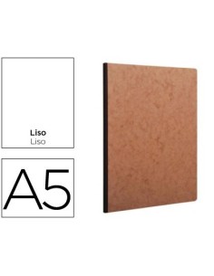 LIBRETA AGE-BAG TAPA CARTULINA LOMO COSIDO LISO 96 HOJAS COLOR HAVANA 148X210 MM