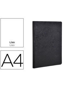 LIBRETA AGE-BAG TAPA CARTULINA LOMO COSIDO LISO 96 HOJAS COLOR NEGRO 210X297 MM