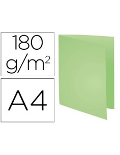 SUBCARPETA CARTULINA RECICLADA EXACOMPTA DIN A4 VERDE 170 GR