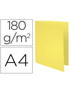 SUBCARPETA CARTULINA RECICLADA EXACOMPTA DIN A4 AMARILLO 170 GR