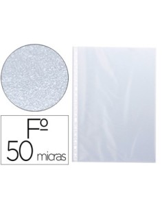 FUNDA MULTITALADRO Q-CONNECT FOLIO 50 MC PIEL DE NARANJA CAJA DE 100 UNIDADES