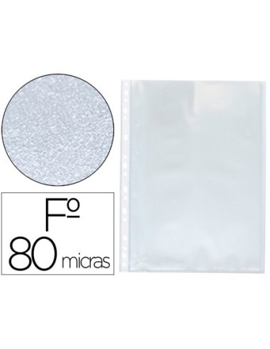 FUNDA MULTITALADRO Q-CONNECT FOLIO 80 MC PIEL DE NARANJA CAJA DE 100 UNIDADES