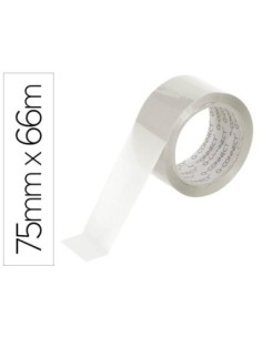 CINTA ADHESIVA Q-CONNECT POLIPROPILENO TRANSPARENTE 66 MT X 75 MM PARA EMBALAJE