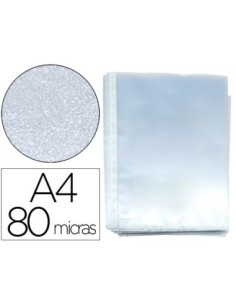 FUNDA MULTITALADRO ESSELTE DIN A4 POLIPROPILENO 80 MC 16 TALADROS PIEL DE NARANJA CAJA DE 100 UNIDADES