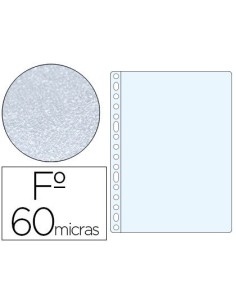 FUNDA MULTITALADRO ESSELTE FOLIO POLIPROPILENO 60 MC PIEL DE NARANJA CAJA DE 100 UNIDADES