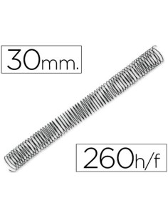 ESPIRAL METALICO Q-CONNECT 64 5:1 30MM 1,2MM CAJA DE 50 UNIDADES