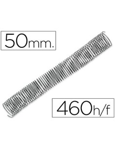 ESPIRAL METALICO Q-CONNECT 64 5:1 50MM 1,2MM CAJA DE 25 UNIDADES