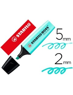 ROTULADOR STABILO BOSS PASTEL FLUORESCENTE 70 TOQUE DE TURQUESA