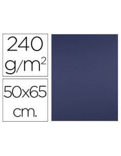 CARTULINA LIDERPAPEL 50X65 CM 240G/M2 AZUL ZAFIRO PAQUETE DE 25 UNIDADES
