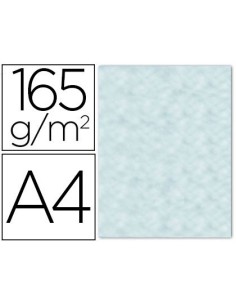 PAPEL COLOR LIDERPAPEL PERGAMINO CON BORDES A4 165G/M2 AZUL PACK DE 25 HOJAS