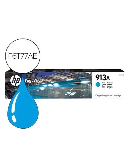 INK-JET HP JET 913A PAGEWIDE 352 / 377 / 452 / 477 / P55250 / P57750 CIAN 3000 PAGINAS