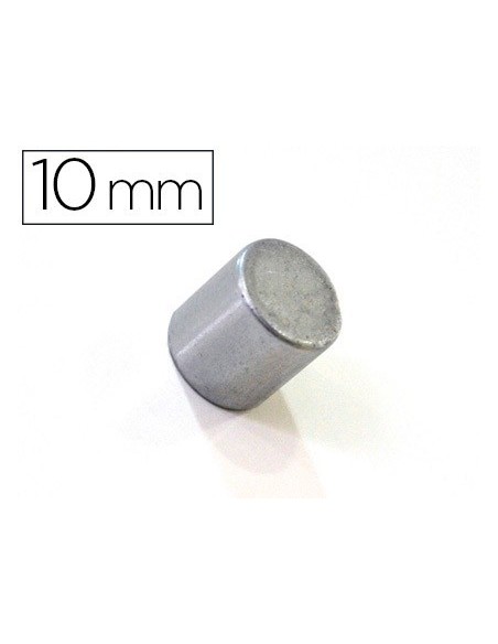 IMANES EXTRAFUERTES BI-OFFICE SUJECION IDEAL PARA PIZARRA MAGNETICAS 10 MM PLATEADOS BLISTER DE 2 IMANES