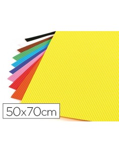 GOMA EVA ONDULADA LIDERPAPEL 50X70CM 2,2MM DE ESPESOR COLORES SURTIDOS
