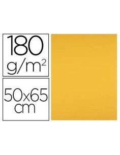 CARTULINA LIDERPAPEL 50X65 CM 180 GR ORO VIEJO PAQUETE DE 25