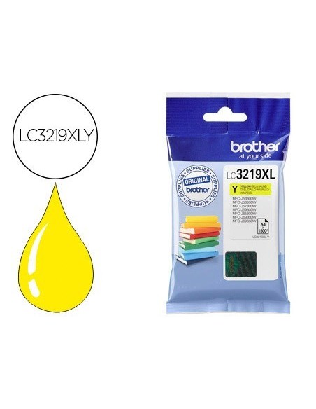INK-JET BROTHER LC-3219XLY MFC-J6530DW / MFC-J6930DW AMARILLO 1.500 PAG