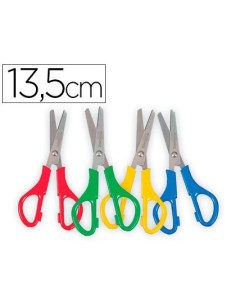 TIJERA ESCOLAR LIDERPAPEL PARA ZURDOS 13,5 CM UNIDAD