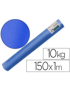 PAPEL KRAFT VERJURADO LIDERPAPEL AZUL 150MT 65KG BOBINA 10KG