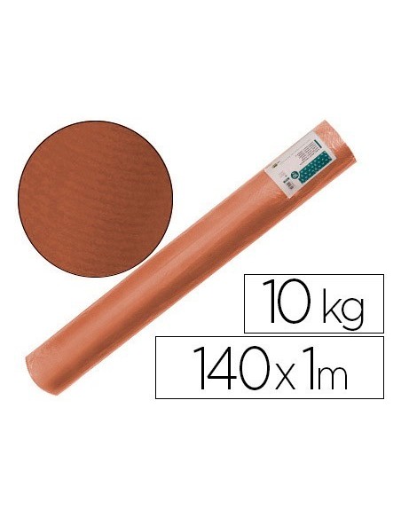PAPEL KRAFT VERJURADO LIDERPAPEL MARRON 142MT 70GR BOBINA 10KG