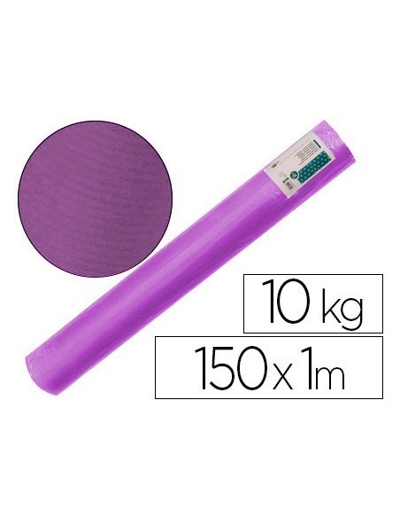 PAPEL KRAFT VERJURADO LIDERPAPEL VIOLETA 150MT 65GR BOBINA 10KG