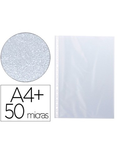 FUNDA MULTITALADRO Q-CONNECT FOLIO 50 MC PIEL DE NARANJA BOLSA DE 10 UNIDADES