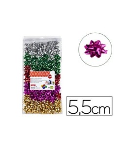 LAZOS LIDERPAPEL FANTASIA MEDIANOS COLORES METALIZADOS SURTIDOS