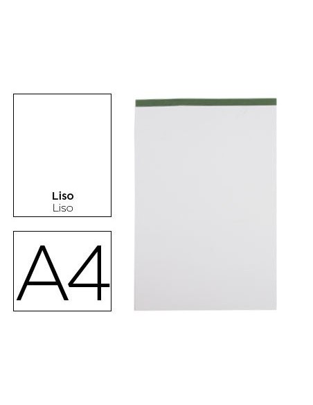 BLOC NOTAS LIDERPAPEL LISO A4 80 HOJAS 60 G/M2 PERFORADO SIN TAPA