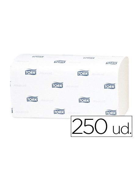 TOALLA DE PAPEL ENGARZADA 2 CAPAS 21,8X23 CM PAQUETE DE 250 UNIDADES PARA DISPENSADOR H3