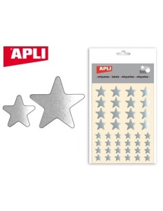 GOMETS APLI ESTRELLA PLATA BOLSA CON 3 HOJAS