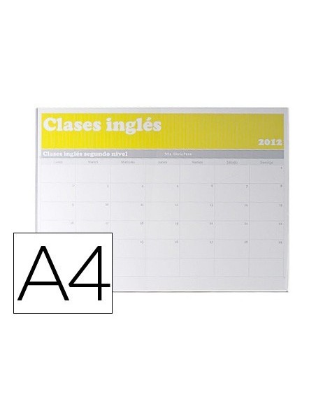 IDENTIFICADOR MURAL ARCHIVO 2000 PORTANOMBRE CON ADHESIVO TRASERO EN POLIESTIRENO TRANSPARENTE DIN A4