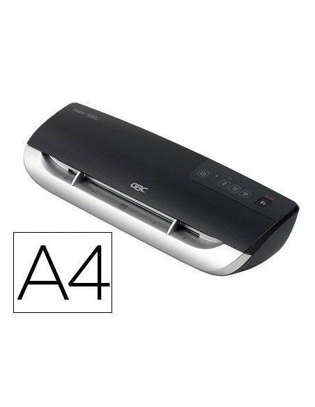 PLASTIFICADORA GBC FUSION 3000L FORMATO DIN A4 APAGADO AUTOMATICO 2 RODILLOS HASTA 125 MICRAS