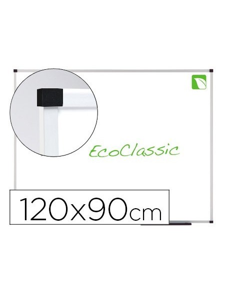 PIZARRA BLANCA NOBO ECO PRESTI PRESTIGE MAGNETICA ACERO VITRIFICADO 1200X900 MM BLANCO