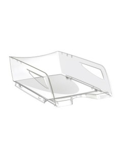 BANDEJA SOBREMESA CEP MAXI DE GRAN CAPACIDAD 386X270X115 MM PLASTICO TRANSPARENTE