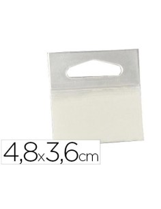 COLGADOR CON ADHESIVO 3M HANG TAB 2180 ROLLO 1000 ETIQUETAS48X36 MM