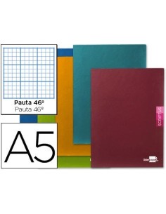 LIBRETA LIDERPAPEL SCRIPTUS A5 48 HOJAS 90G/M2 RAYADO N 46
