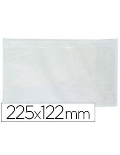 SOBRE AUTOADHESIVO Q-CONNECT PORTADOCUMENTOS 225X122 MM VENTANA TRANSPARENTE PAQUETE DE 100 UNIDADES