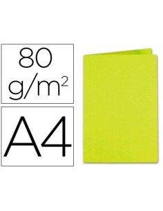 SUBCARPETA CARTULINA EXACOMPTA DIN A4 VERDE MENTA 80 GR