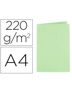 SUBCARPETA CARTULINA EXACOMPTA DIN A4 VERDE 220 GR