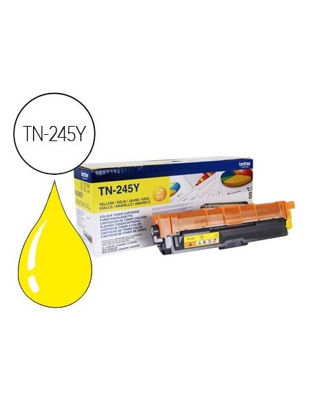 TONER BROTHER TN-245Y 2200 PAG HL3140CW/3150CDW/3170CDW DCP9020CDW/MFC9140CDN 9330CDW/9340CDW AMARILLO