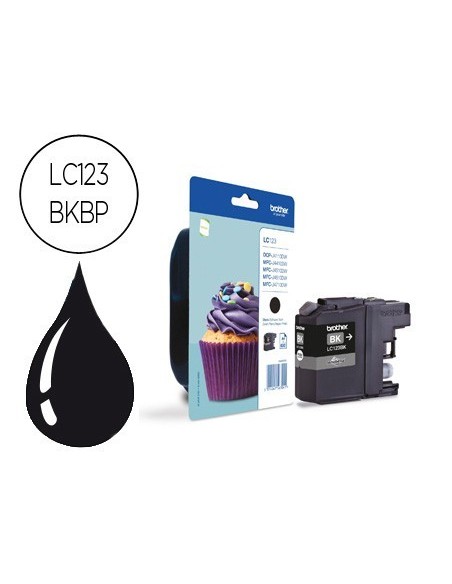 INK-JET BROTHER DCP-J132W/152W/552DW/752DW MFC-J470DW/650DW/870DW NEGRO -600 PAG