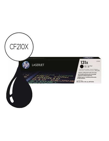 TONER HP 131X LASERJET PRO 200/ M251 CF210X NEGRO 2400 PAG